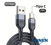 USB Type-C Cable Nylon Braided Phone Charger Cable,Fast Charge Cable USB C Cable For Samsung Galaxy S7 Xiaomi Redmi 9A 6 7A