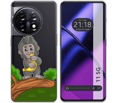 Funda Silicona Transparente para Oneplus 11 5G diseño Mono Dibujos
