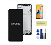 For AMOLED For Samsung A22 4G A225 SM-A225F SM-A225F/DS LCD Display Touch Screen Digitizer Assembly For Samsung A22 4G