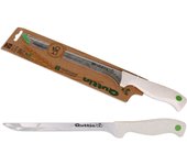 Quttin - Cuchillo Jamonero BIO 22cm - Acero Inoxidable de Alta Calidad Ideal para Cortar Jamón, Carnes y Embutidos