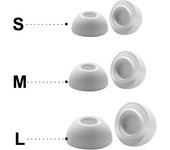 3 Pairs Ear Tips for Airpods Pro Noise Reduction Silicone Earbuds Ear Pads Earplug Cover for Airpods Pro Eartip Earcap Plug