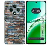 Tumundosmartphone Funda Silicona para Oppo Reno 12F 4G / 12 F 5G diseño Ladrillo 05 Dibujos