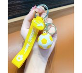 Football Keychain For Fan PVC Soft Glue Soccer Pendant Keychain Accessories Bag Decoration Qatar Cup Souvenirs Key Chain Gifts