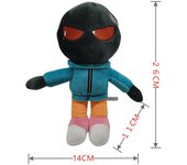 Muñeca de peluche con ritmo de batalla musical- Muñecas de personajes del juego de ritmo de píxeles