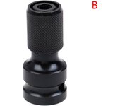 1Pc  1/2" Square to 1/4" hex ratchet socket adapter drive converter impact tool