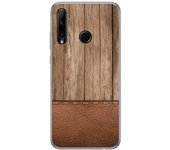 Tumundosmartphone Funda Gel Tpu para Huawei Honor 20 Lite diseño Madera 09 Dibujos