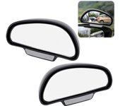 2 Espejos retisores de Ángulo Amplio para Coche, ajustables 360 Grados, compatibles con Camión, SUV y furgonetas.