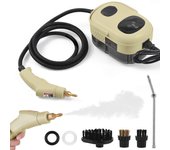 1100ml 3 limatores portátiles del vapor de la PDA de la barra con 3 Cabezas del Cuchillo Máquina a presión por alta temperatura de la lámina del Vapor del limpieor del Limpiador de alta presión del Vapor 2500W