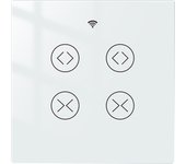 MOES Tuya Smart Life WiFi RF 2 Gang Double Curtain Blind Switch for Roller Shutter Electric Motor With Google Home Alexa