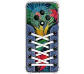 Tumundosmartphone Funda Silicona Antigolpes para Oppo Reno 12FS 4G / 12 FS 5G diseño Zapatillas 12 Dibujos