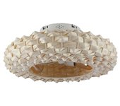 NARVI Ventilador plafón de techo de Mimbre color beige natural, Luz E27, Motor DC, 7 Palas, Con mando a distancia. REF. 919
