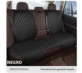 SEAMETAL Pu Leather Car Seat Covers Anti-Slip Breathable Front Rear Seat Protector Cushion Four Seasons Universal Seat Cover Mat