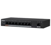 (DH-PFS3009-8ET1GT-96-V2) DAHUA SWITCH HI-POE 2.0 8 PUERTOS + 1 UPLINK RJ45