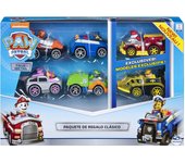 100% Original 6PCS/set Paw Patrol True Metal Classic Gift Collectible Die-Cast Vehicles 1:55 Scale Ryder Figure Children Gift