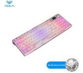 AULA F98PRO Transparent Wireless Mechanical Keyboard Bluetooth 2.4G Hot Swappable RGB Backlit Custom E-sports Gaming Keyboard