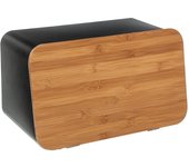 Panera y Tabla Five Modern Color Negra 37cm - Organiza Tus Alimentos