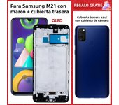 6.4" Super OLED Display For Samsung Galaxy M21 SM-M215F/DSN LCD Display Touch Screen Digitizer Assembly For Samsung SM-M215F LCD