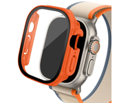 Glass+case For Apple Watch Ultra 2 case 49mm smartwatch PC Bumper+Screen Protector Tempered Cover iwatch series band Accessories