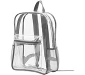 Mochila transparente de PVC para estudiantes, mochila escolar de gran capacidad, mochila transparente de moda impermeable