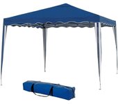 Carpa de jardín plegable 3 x 3 m  con bolsa | Pérgola / cenador plegable para jardín | Sólida estructura de acero
