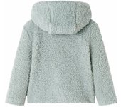Chaqueta Infantil con capucha Melo sintético borreguito Verde Menta 116 Nueva chaqueta Cálida de invierno.
