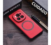 Luxury PU Leather Cover For Honor Magic 6 Pro 5 Pro 4 3 Honor 100Pro 90 Pro X7A X8A X9A Magsafe Magnetic Wireless Charging Case