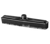 Vigar - Escoba Goma Flexible - Limpieza Sin Rayar - Escoba de Goma Fácil De Limpiar - Duradera Y Resistente - Perfecta Escoba Para Atrapar Pelos y Polvo - Diseño Ergonómico - Producto Fabricado en España