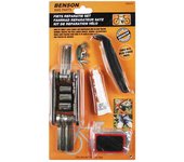 Kit con herramienta multiusos para reparación de bicicletas