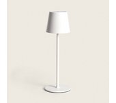Ledkia Lámpara de Mesa LED 3W Portátil de Metal con Batería USB Recargable Anisa