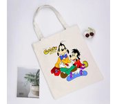 Disney A Goofy Movie Cartoon Large Capacity Canvas Shoulder Bag Women's Casual Tote Kids Student Handbag Shopping