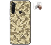 Tumundosmartphone Funda Gel Tpu para Xiaomi Redmi Note 8T diseño Sand Camuflaje Dibujos