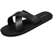 Men's slippers outdoor beach flat Flip-flop slippers summer casual slippers indoor home men's non slip shoes breathable sandals