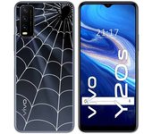 Tumundosmartphone Funda Gel Transparente para Vivo Y20s / Y11s diseño Araña Dibujos