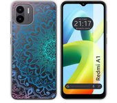 Funda Silicona Transparente para Xiaomi Redmi A1 diseño Mandala Dibujos