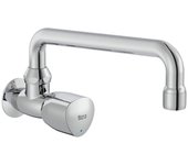 ROCA A5A858EC00 BRAVA Grifo Fregadero Pared Caño Giratorio 1 Agua Cromo