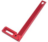 Aluminum Framing Miter Square 300MM T-type Scribe Woodworking Right Angle Protractor , 45/90 Degree Marking Gauge Layout Tool