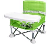Baby Foldable Portable Dining Chair With Plate Seat Belt Children's Beach Chair Camping Child Comfortable Feeding Seat Baby