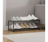 Shoe Rack for Closet,  Adjustable Shoe Rack for Small Space, Small Shoe Organizer for Front Door, Sturdy Metal,Front Door