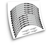 Kit de Pegatinas compatibles con  llantas de moto Aprilia RS