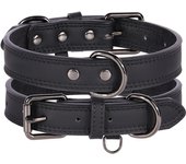 Leather Dog Collar Durable Pet Dog Collars Necklace Adjustable Necalaces for Small Medium Large Dogs French Bulldog  Pitbull