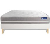 Pack colchón Actilatex touch 135x190cm + Somier multiláminas, Látex y espuma viscoelástica, 3 zonas de confort