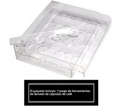 60PCS Plastic Mix Colors Nespresso Disposable Capsules 60PCS Aluminum Pods Stickers Capsules Seals Coffeeware Accessory