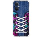 Funda Silicona Antigolpes para Oppo Reno 8 Lite 5G diseño Zapatillas 06 Dibujos