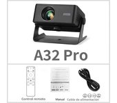 AUN A32 Pro Android 13 Projector Portable Cinema Home Theater MINI LED Projector 3D WIFI for Phone Computer 4K Video 1080P Movie