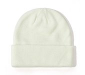 Gorro de invierno para bebé, gorro de punto cálido de invierno para niños, gorro suave y cálido para niños pequeños, gorras para niños y niñas,Gorro de Algodón Bebé(Blanco)