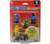 BIZAK - Gang Beasts - Pack de 5 Figuras en Blister - Traje Pollo Amarillo - 1 Juguete de Personaje Raro Oculto   Figuras colecionables - Edad recomendada mayores de 3 años