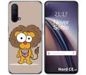 Funda Silicona para OnePlus Nord CE 5G diseño Leon Dibujos
