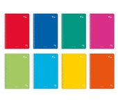 Pacsa - CUADERNO ESPIRAL SERIE XTRA TAPA DURA 60 GRS. FOLIO (215X310MM.) 80 HOJAS CUADRÍCULA 3X3 CON MARGEN SURTIDO PACSA 16226 16226