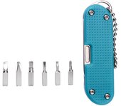 Multifunctional Outdoor Portable Folding Knife Key Knife Screw Combination Tool Portable Pocket Keychain Knife Stainless Steel
