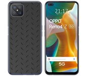 Tumundosmartphone Funda Gel Tpu para Oppo Reno 4Z 5G diseño Metal Dibujos